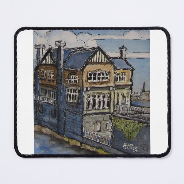 Item preview, The Boathouse, Limerick City, Ireland. Pen, watercolor on 20x25cm watercolor paper. designed and sold by crowleyronan123.