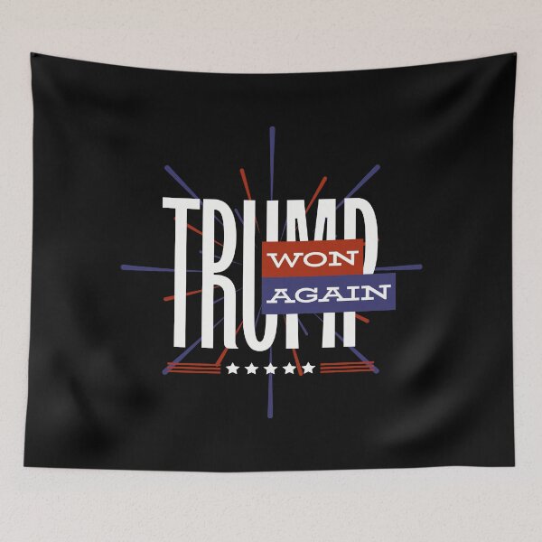 Item preview, Trump Won Again – Bold Design Celebrating the 2024 Presidential Victory  designed and sold by DesignDazzles.