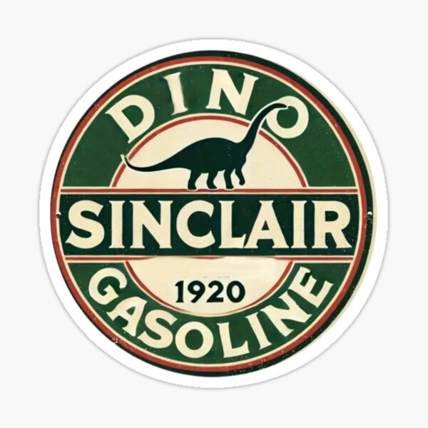 Item preview, Sinclair Dino Gasoline Vintage Sign designed and sold by FutureTraveller.