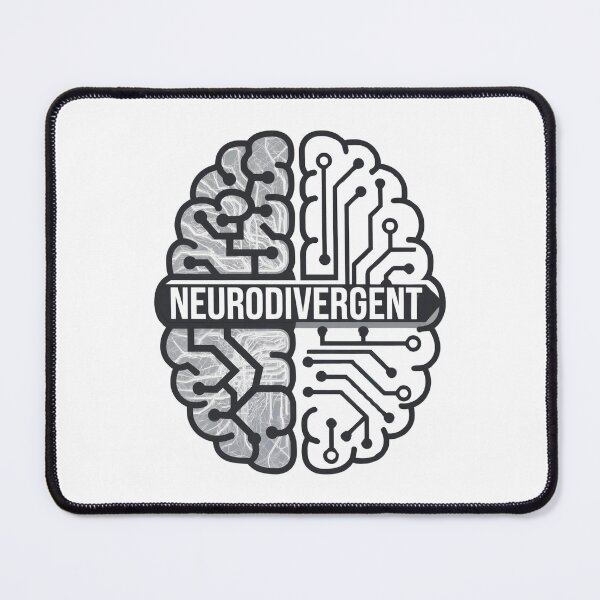 Item preview, Neurodivergent Circuit Brain Sticker - Celebrate Neurodiversity with Tech-Inspired Design designed and sold by WatermelonPink.