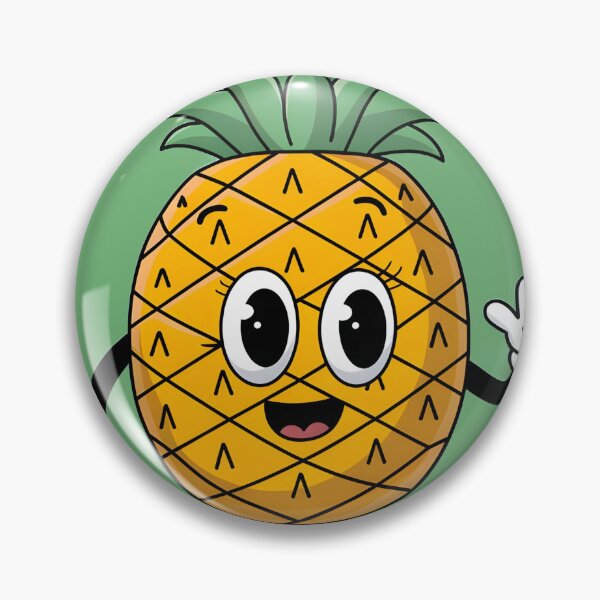 Item preview, Fruity Friends - Smiling Pineapple designed and sold by JulesArtPrints.