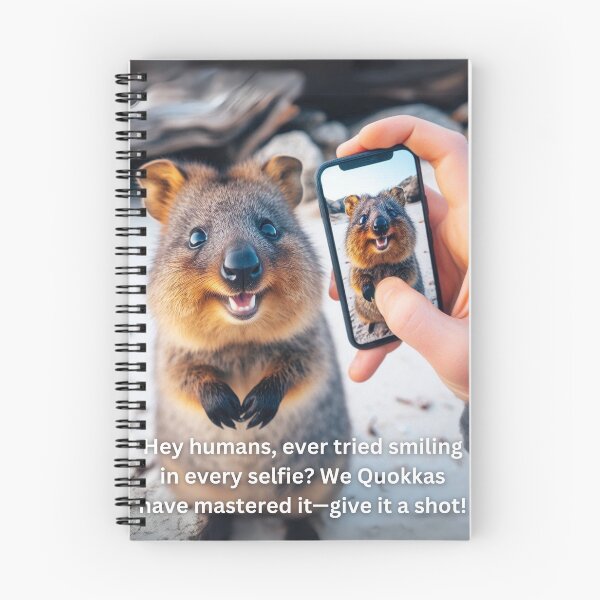Item preview, Mastering the Selfie Smile: Lessons from a Quokka designed and sold by joejiing.