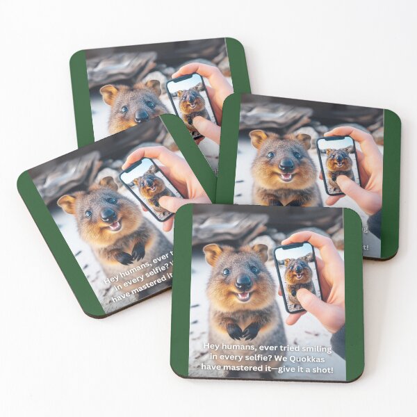Item preview, Mastering the Selfie Smile: Lessons from a Quokka designed and sold by joejiing.