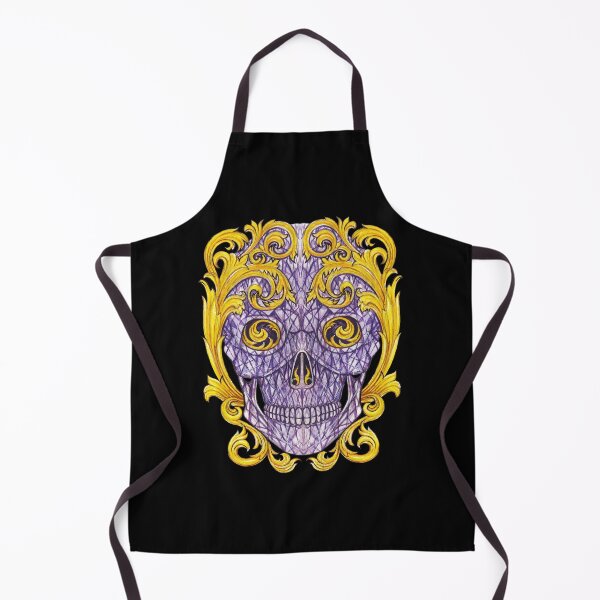 Item preview, Royal ornate skull amethyst and gold. designed and sold by Jiwsurreal.