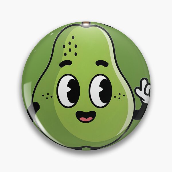 Item preview, Fruity Friends - Smiling Pear designed and sold by JulesArtPrints.