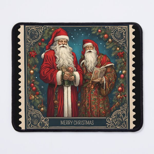Item preview, Season's Greetings: Classic Christmas Stamp designed and sold by Vintagestamps.
