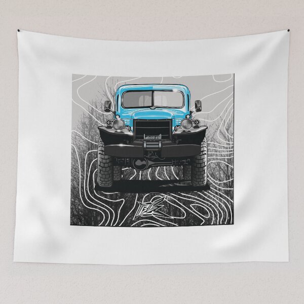 Item preview, power wagon heavy duty truck blue  designed and sold by NaquashM.