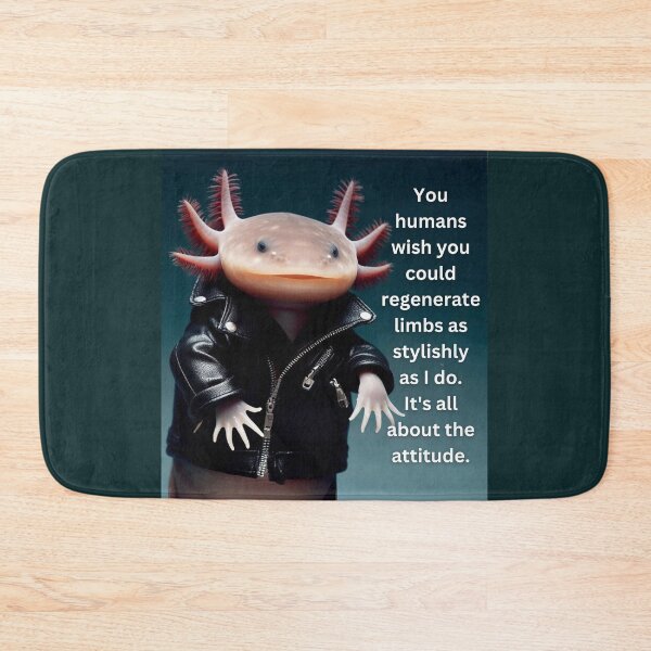 Item preview, Stylish Regeneration: Axolotl's Attitude designed and sold by joejiing.