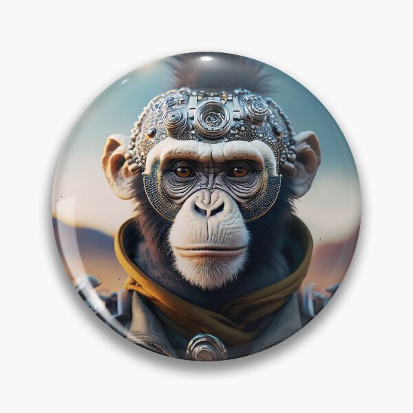 Item preview, Biker Punk | Groove Techno | Cyberpunk Monkey Collection designed and sold by monkeybusiness.pt.
