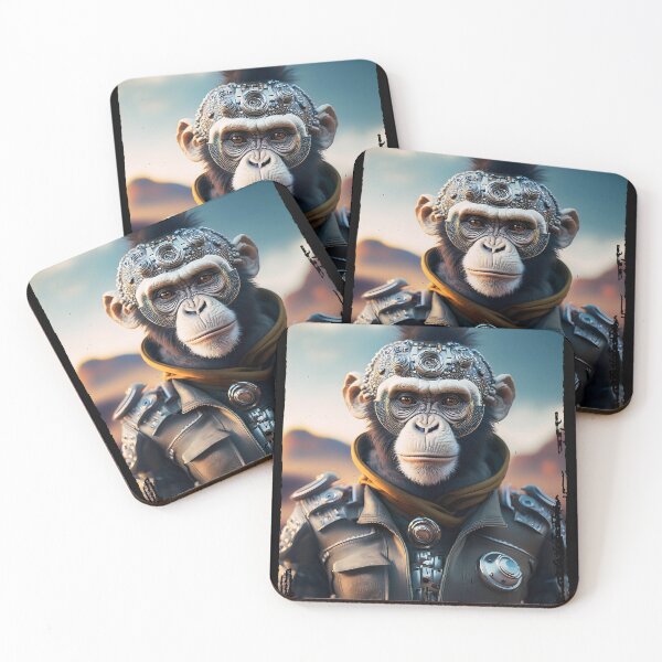 Item preview, Biker Punk | Groove Techno | Cyberpunk Monkey Collection designed and sold by monkeybusiness.pt.