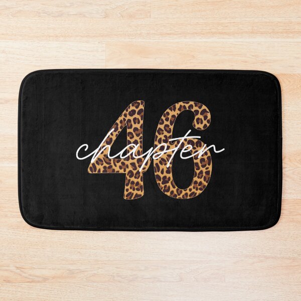 Item preview, 46th Birthday, chapter 46, leopard print designed and sold by iclipart.