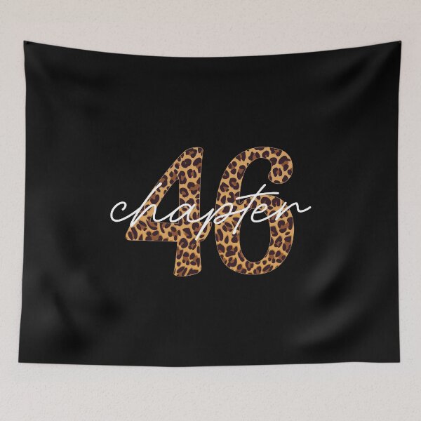 Item preview, 46th Birthday, chapter 46, leopard print designed and sold by iclipart.