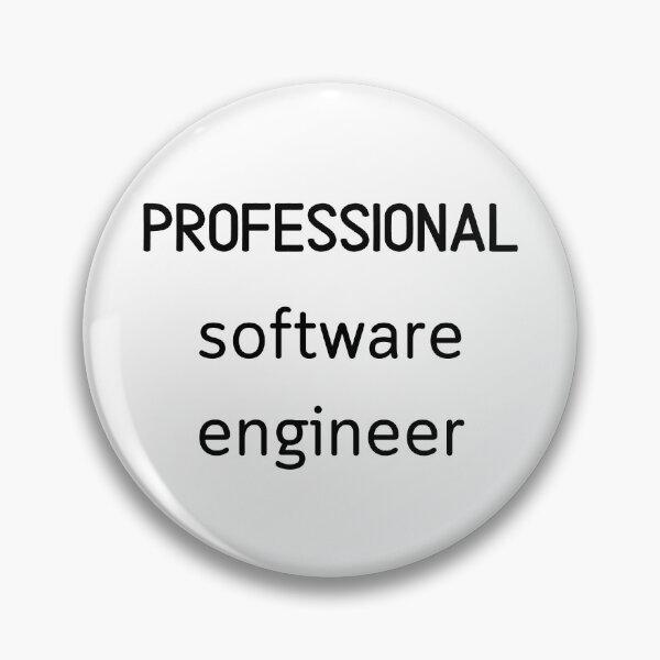 Item preview, Professional Software Engineer - black designed and sold by VasInd.