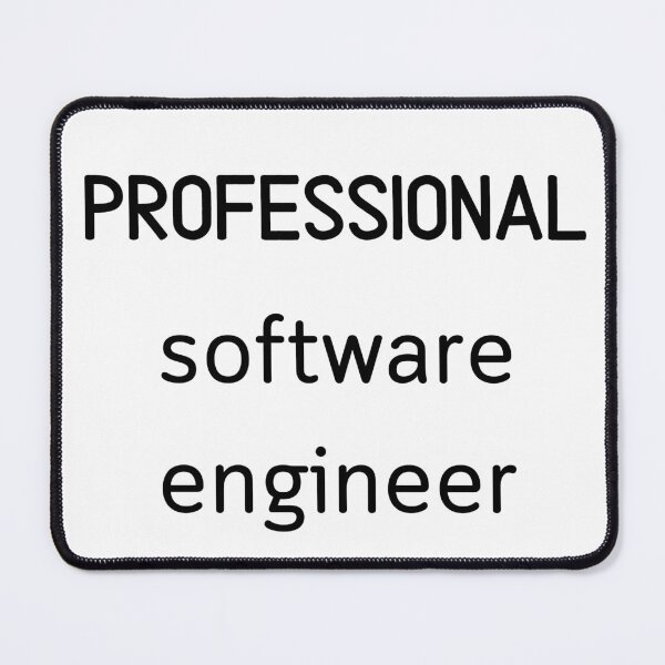 Item preview, Professional Software Engineer - black designed and sold by VasInd.