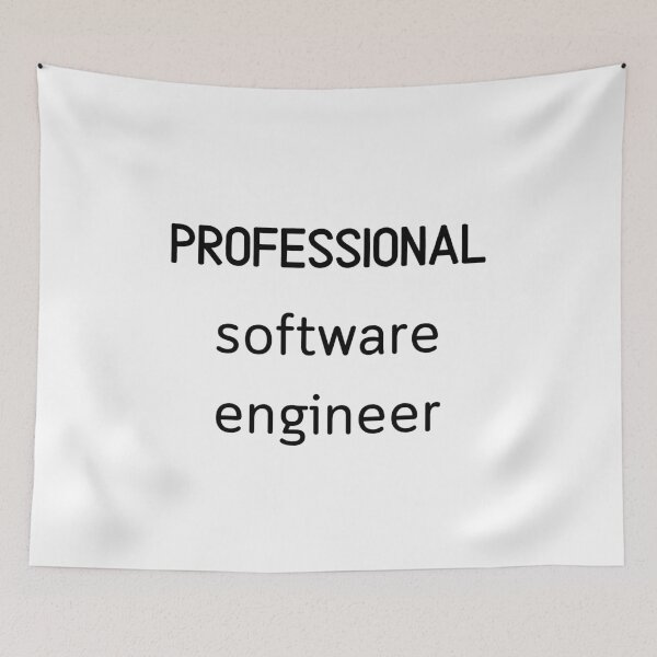 Item preview, Professional Software Engineer - black designed and sold by VasInd.