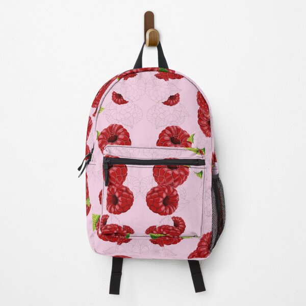 Item preview, raspberry, pattern, raspberry pattern nature, crimson, green, garden, watercolor designed and sold by Tetiana Pohurska.