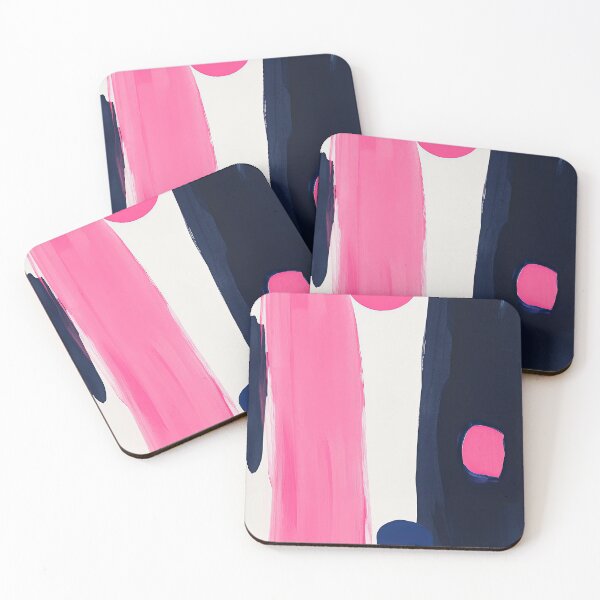 Item preview, Abstract Pink Blue Elegant I designed and sold by ArtHouseNiklas.