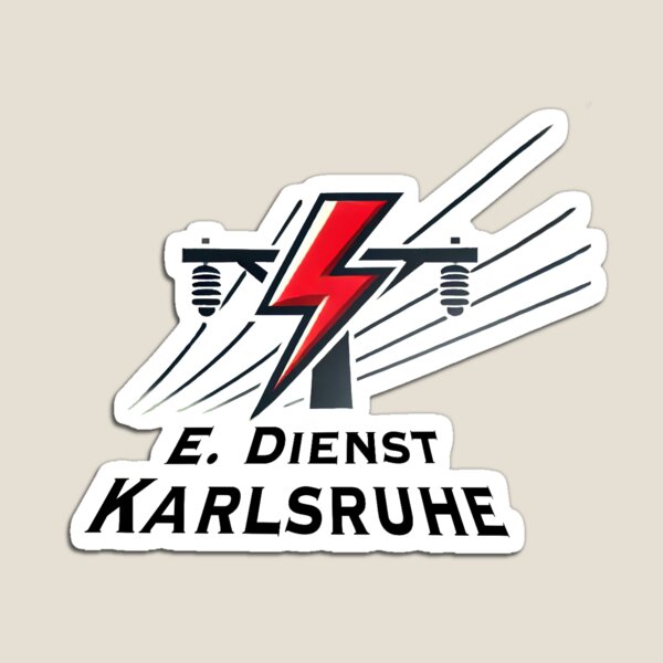 Artikel-Vorschau von E. Dienst Karlsruhe weiß, designt und verkauft von NachtProduction.