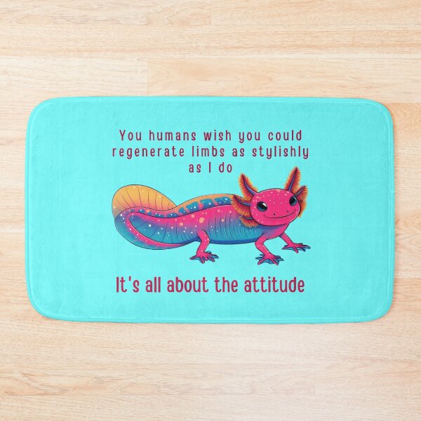 Item preview, Stylish Regeneration: The Axolotl's Attitude designed and sold by joejiing.
