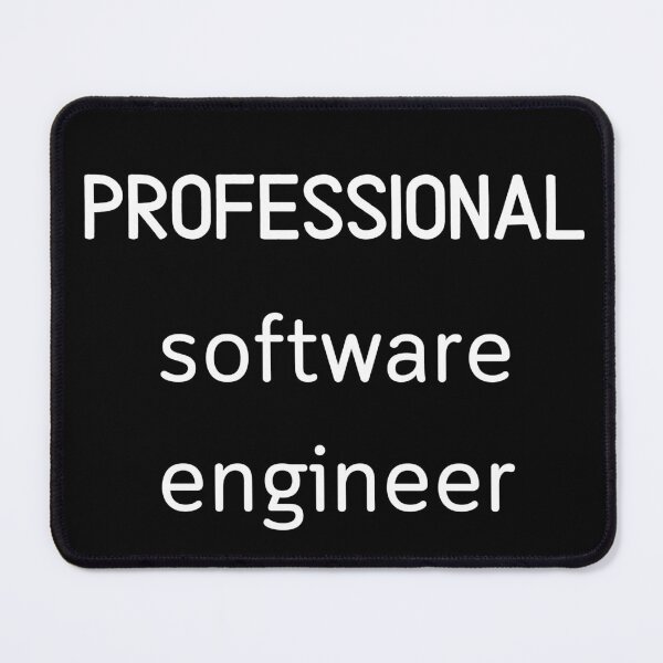 Item preview, Professional Software Engineer - white designed and sold by VasInd.