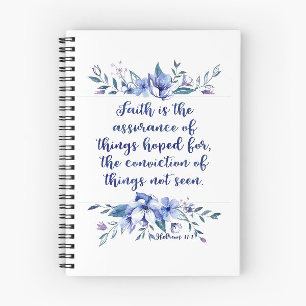 Item preview, La fe es la seguridad | Citas de fe de la Biblia designed and sold by PraiseQuotes.