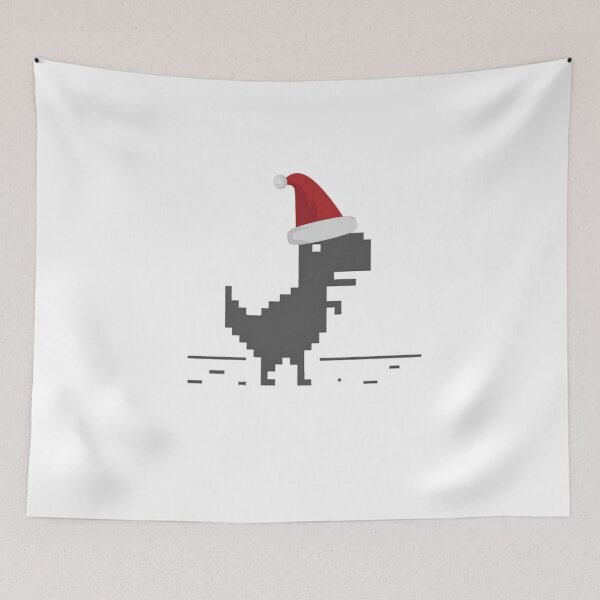 Item preview, Google Dino (Santa Edition) designed and sold by Elviqus Shop.
