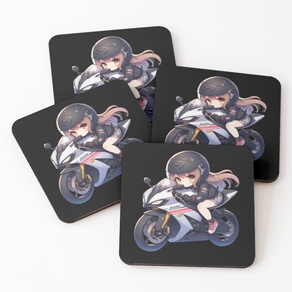 Item preview, Anime Funny Motorcycle Girl, Woman on the motorcycle, Moto passion designed and sold by Cr320.