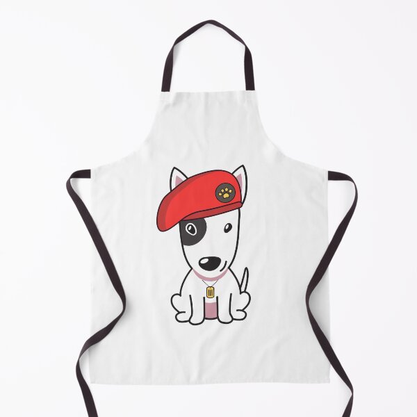 Item preview, Cute Red Beret Bull terrier designed and sold by Pet Station.