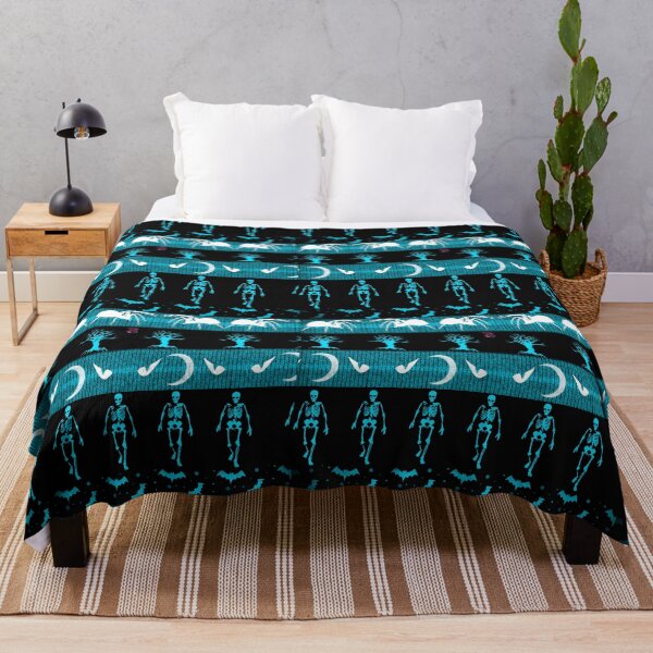 Item preview, Gothic ugly Sweater in Mermaid Blue designed and sold by Twisted Doodles.