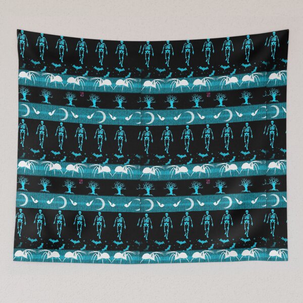 Item preview, Gothic ugly Sweater in Mermaid Blue designed and sold by Twisted Doodles.