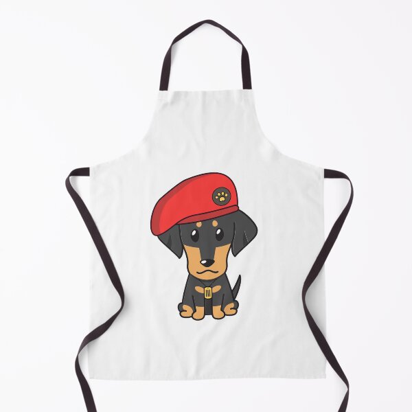 Item preview, Cute Red Beret dachshund Dog designed and sold by Pet Station.