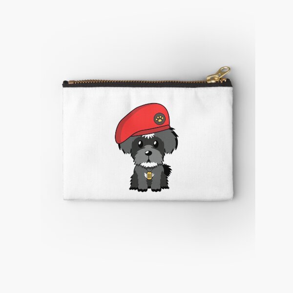 Item preview, Cute Red Beret Schnauzer Dog designed and sold by Pet Station.
