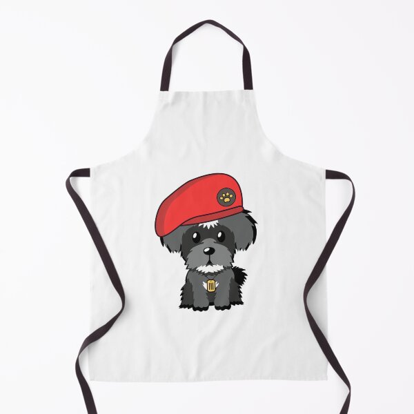 Item preview, Cute Red Beret Schnauzer Dog designed and sold by Pet Station.