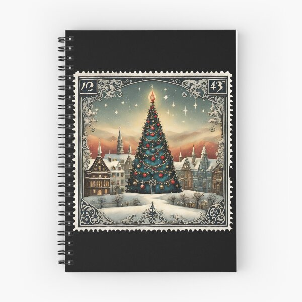 Item preview,  A Nostalgic Christmas Tree Stamp designed and sold by Vintagestamps.