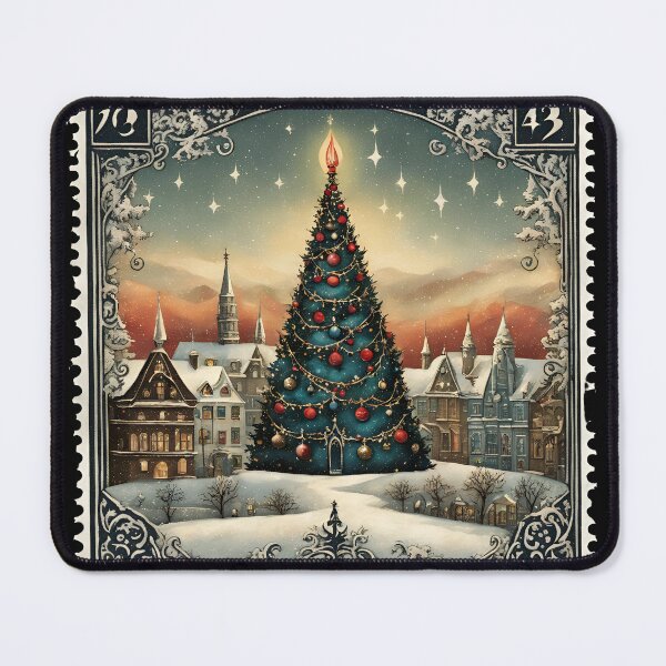 Item preview, A Nostalgic Christmas Tree Stamp designed and sold by Vintagestamps.