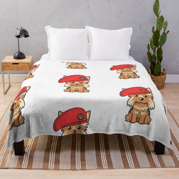 Item preview, Cute Red Beret yorkshire terrier Dog designed and sold by Pet Station.