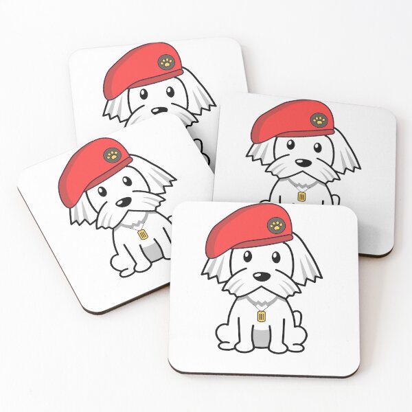 Item preview, Cute Red Beret old Dog designed and sold by Pet Station.