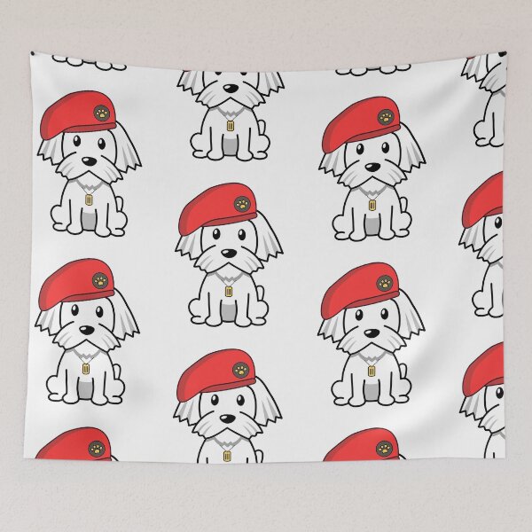 Item preview, Cute Red Beret old Dog designed and sold by Pet Station.