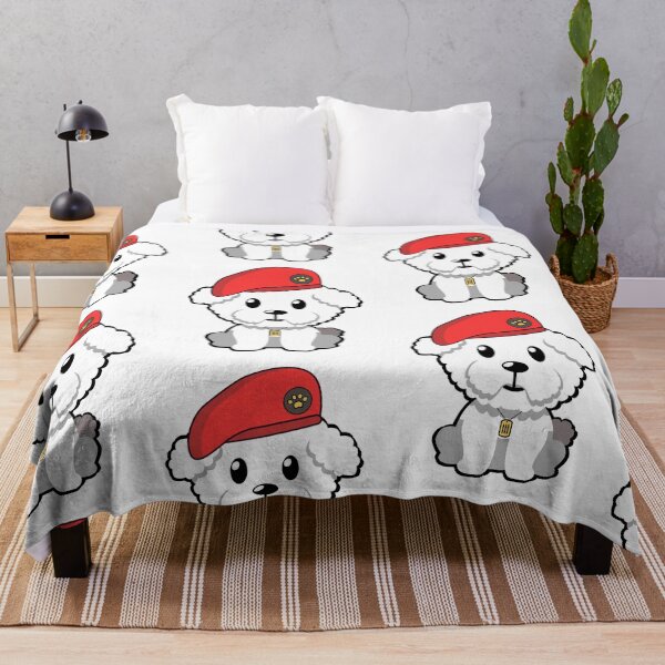 Item preview, Cute Red Beret Furry Dog designed and sold by Pet Station.