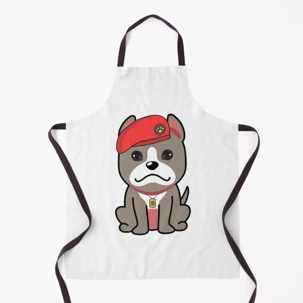 Item preview, Cute Red Beret grey Dog designed and sold by Pet Station.