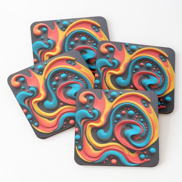 Item preview, Fiery abstract swirl designed and sold by NolineXpression.