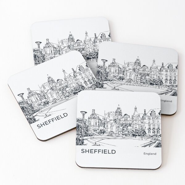 Item preview, Sheffield England designed and sold by Lakeric Cityscapes.
