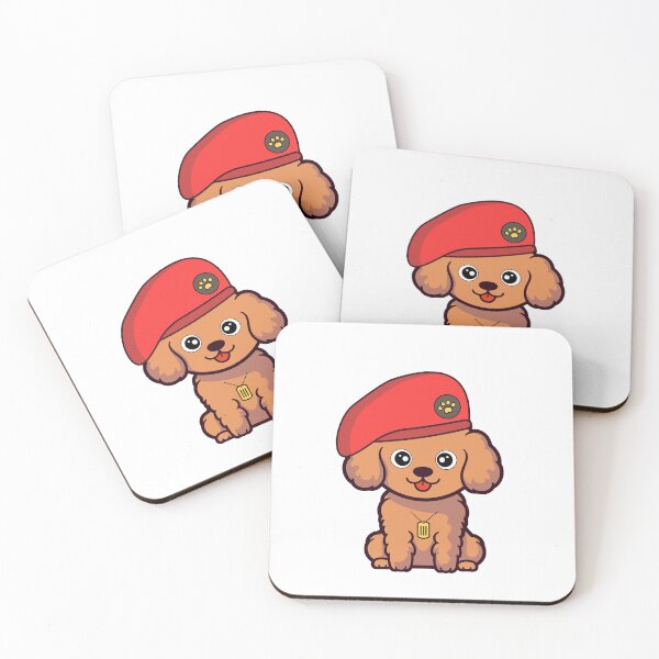 Item preview, Cute Red Beret brown Dog designed and sold by Pet Station.