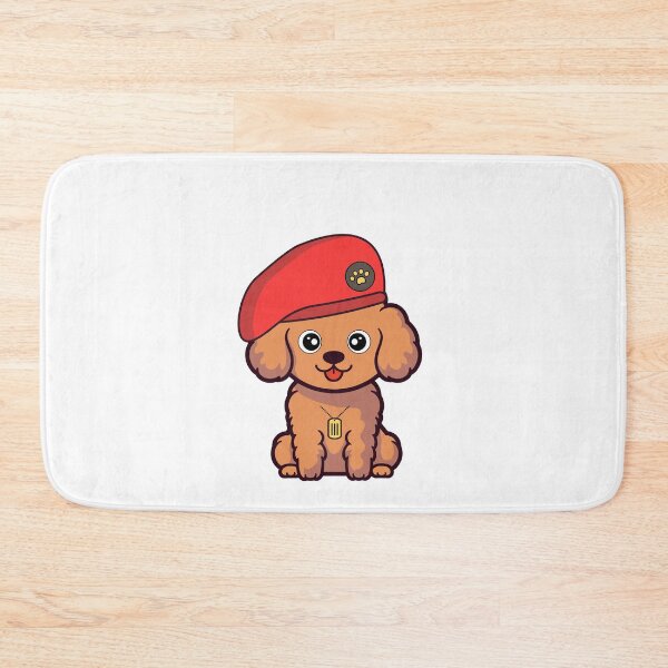 Item preview, Cute Red Beret brown Dog designed and sold by Pet Station.