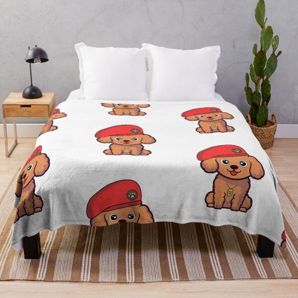 Item preview, Cute Red Beret brown Dog designed and sold by Pet Station.