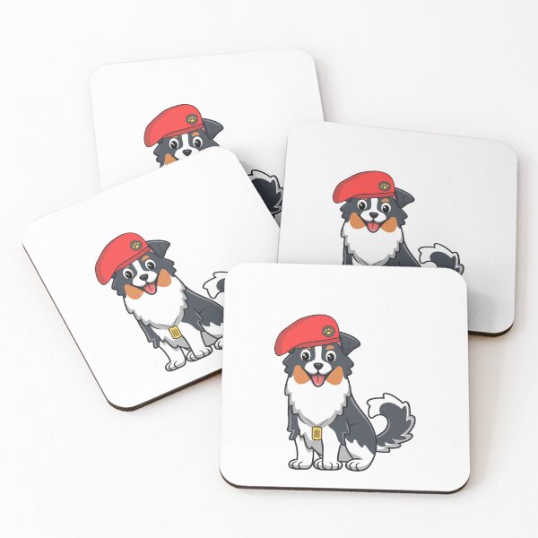 Item preview, Cute Red Beret Collie Dog designed and sold by Pet Station.