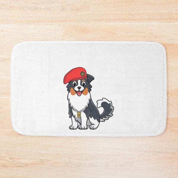 Item preview, Cute Red Beret Collie Dog designed and sold by Pet Station.