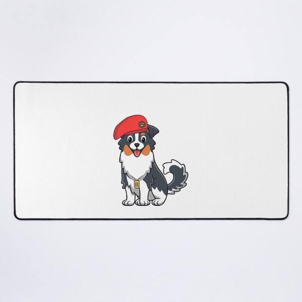 Item preview, Cute Red Beret Collie Dog designed and sold by Pet Station.