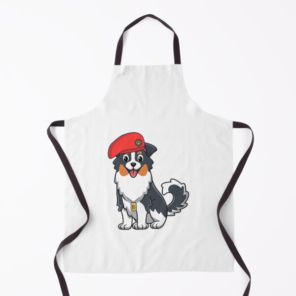 Item preview, Cute Red Beret Collie Dog designed and sold by Pet Station.