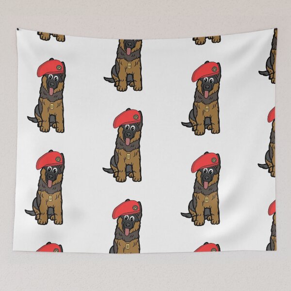 Item preview, Cute Red Beret Guard Dog designed and sold by Pet Station.